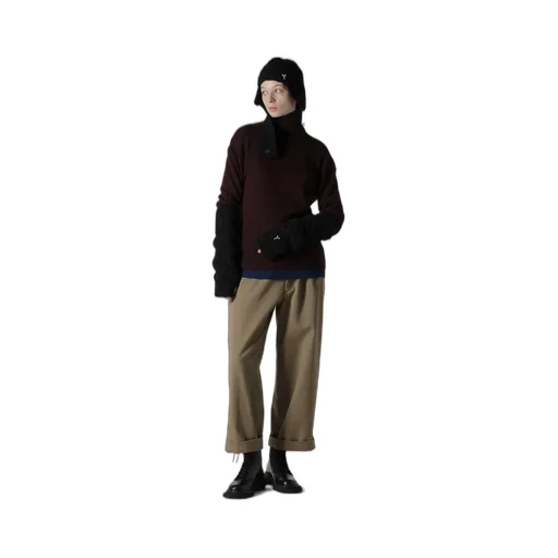 Slub Wool Beanie W/ Ear Flap