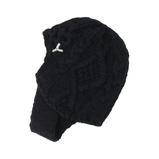 Slub Wool Beanie W/ Ear Flap