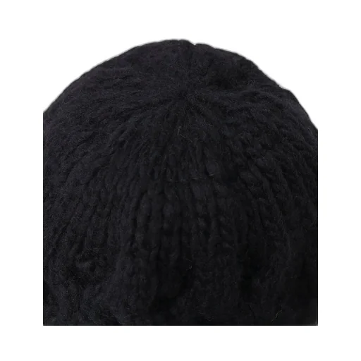 Slub Wool Beanie W/ Ear Flap