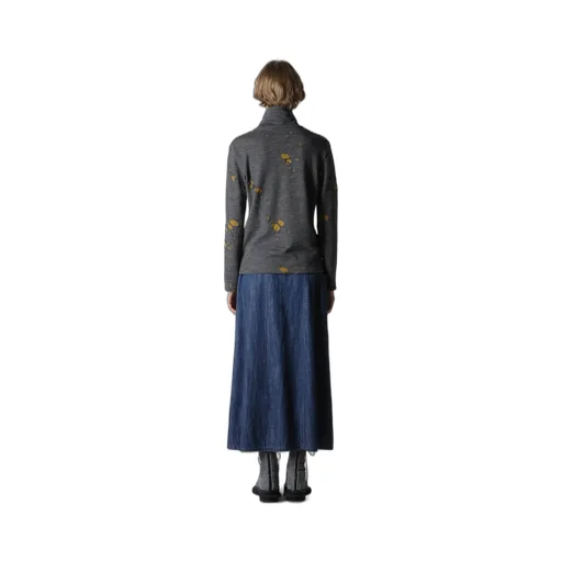 Bonded Hole Jq High Neck Long T