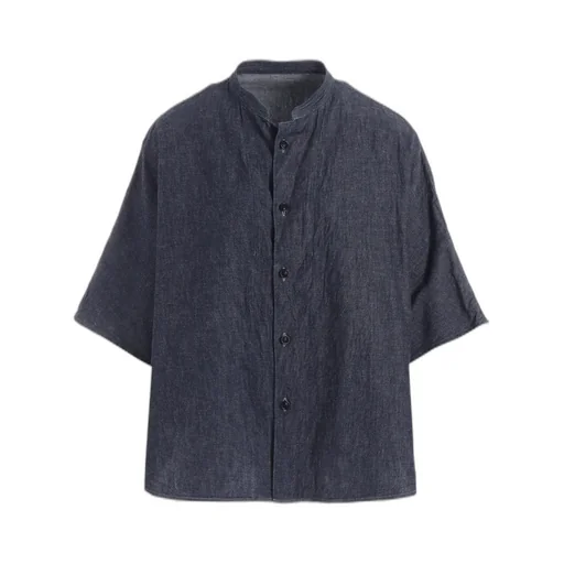 6Oz Stand Collar Blouse