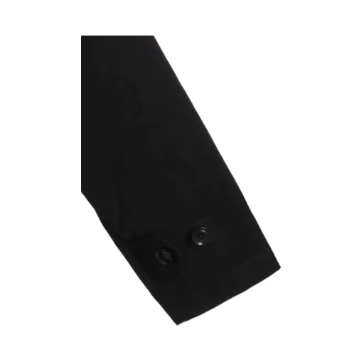 Cotton Nylon Gabardine Collarless Coat