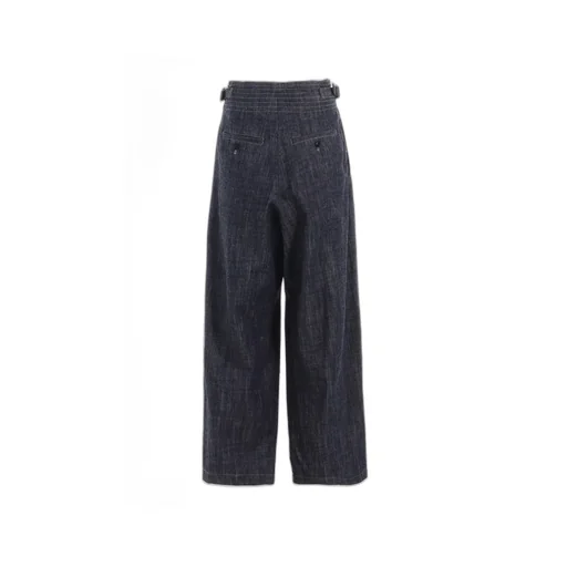 8Oz Waist String Wide Denim Pants