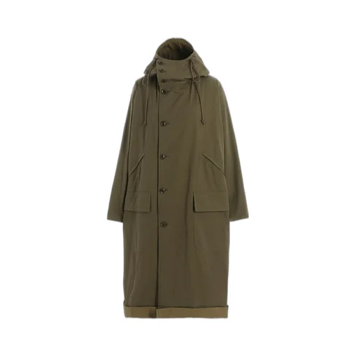 Cotton Nylon Gabardine Military Coat