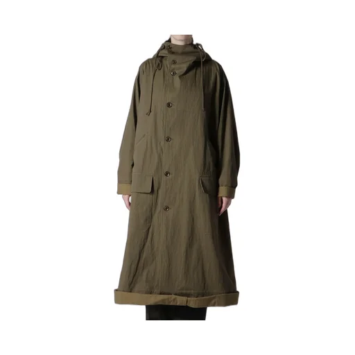 Cotton Nylon Gabardine Military Coat