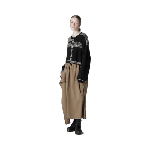 Naitive Jacquard Desing Knit Cardigan