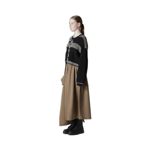 Naitive Jacquard Desing Knit Cardigan