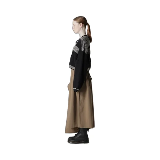 Naitive Jacquard Desing Knit Cardigan