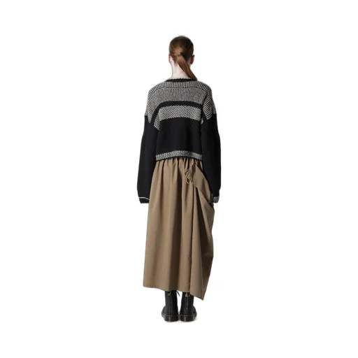 Naitive Jacquard Desing Knit Cardigan