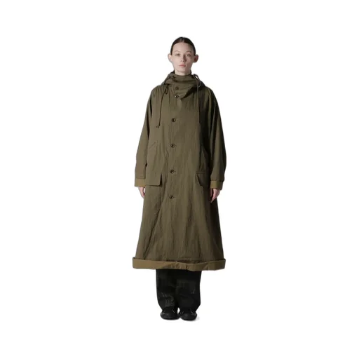 Cotton Nylon Gabardine Military Coat