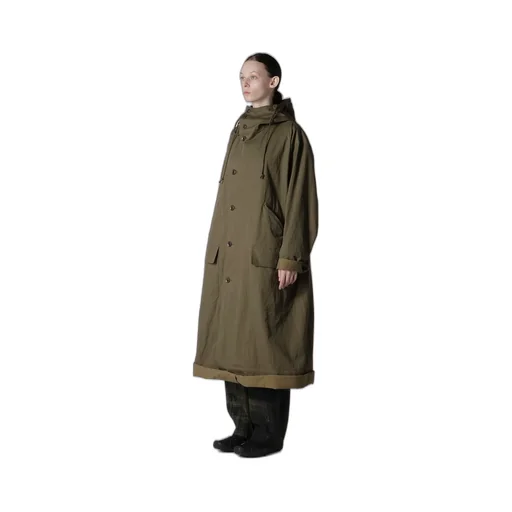 Cotton Nylon Gabardine Military Coat