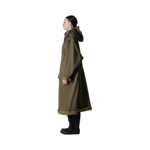 Cotton Nylon Gabardine Military Coat