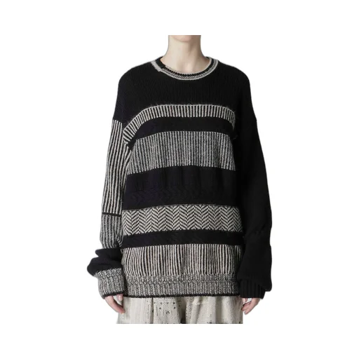 Naitive Jacquard Design Long Sleeve Pullover
