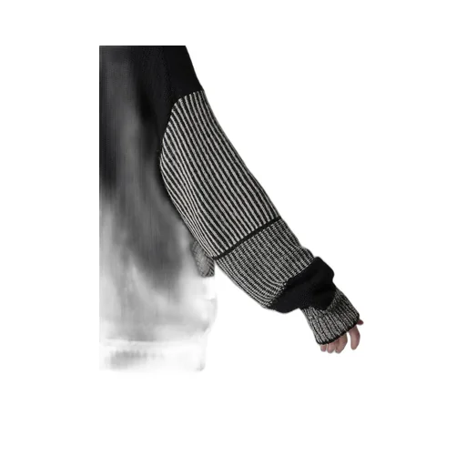 Naitive Jacquard Design Long Sleeve Pullover