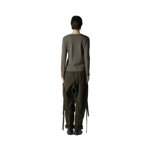 Houndstooth Unbalanced Long Sleeve T