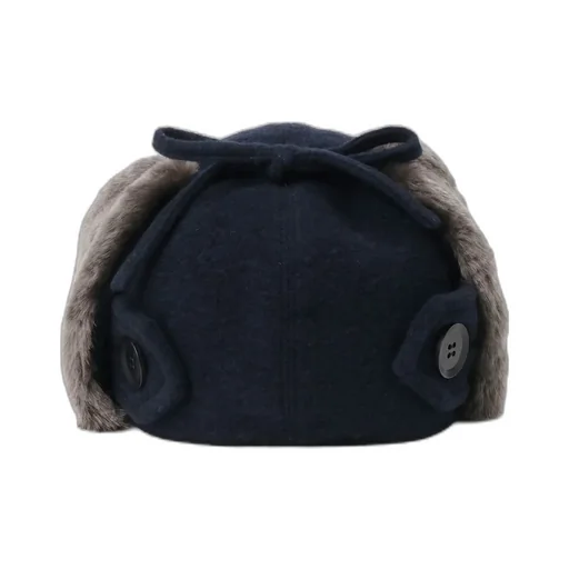 Fleece Cap With Fur Earmuff