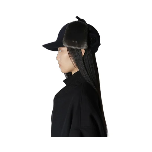 Fleece Cap With Fur Earmuff