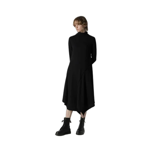 W/Ny Jersey Double Layer Dress
