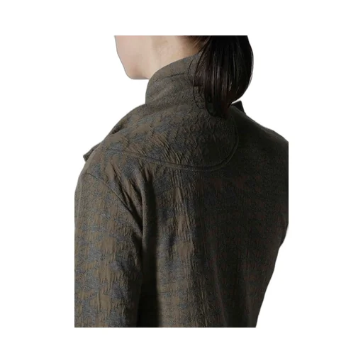 Houndstooth Unbalanced Ribbon Cardigan