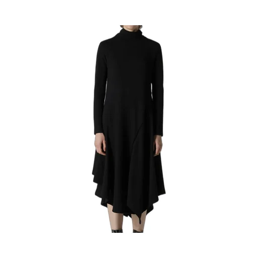 W/Ny Jersey Double Layer Dress