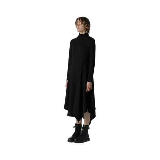 W/Ny Jersey Double Layer Dress