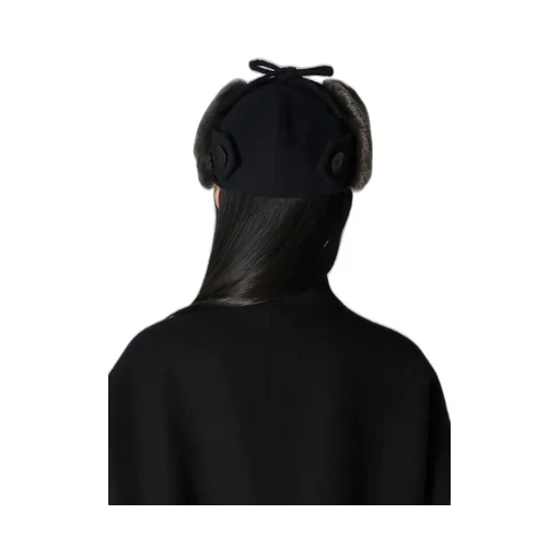 Fleece Cap With Fur Earmuff