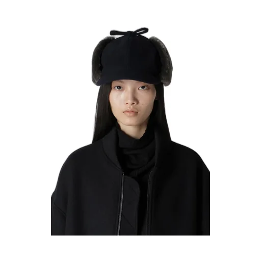 Fleece Cap With Fur Earmuff