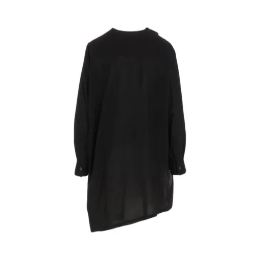 Cotton Viyella Pintuck Asymmeteric Blouse