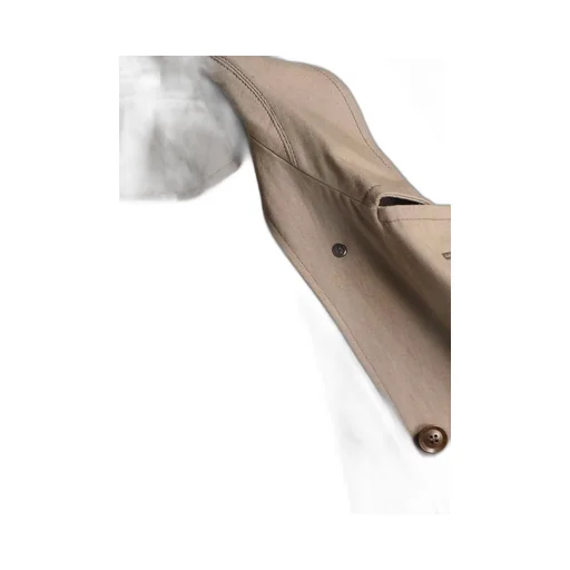 Cotton Linen Twill Half Pea Coat
