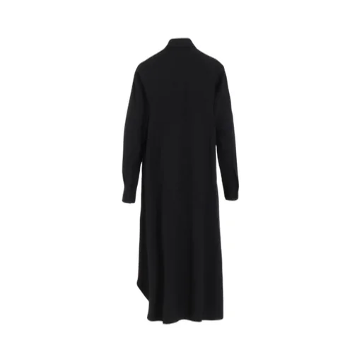 Wool Brend Twill Military Long Dress