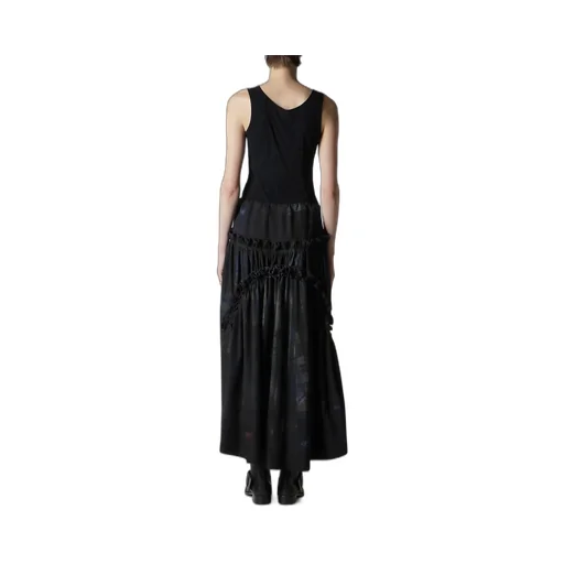 6Oz Denim Frill Gathered Skirt