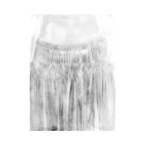 6Oz Denim Frill Gathered Skirt