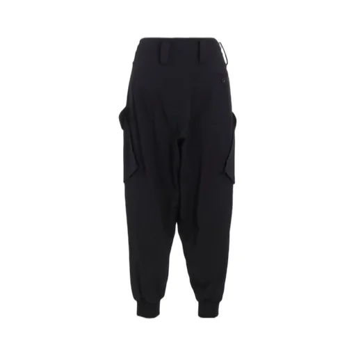 Wool Brend Twill Rib Hem Pants