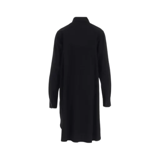 Wool Brend Twill Military Shirt Dress