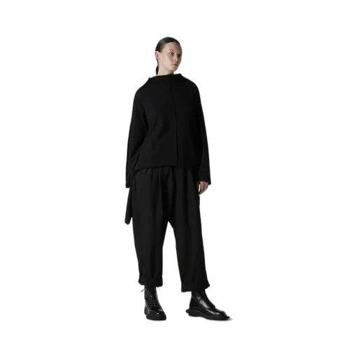 W/Ny Jersey Dolman Sleeve High Neck Pullover