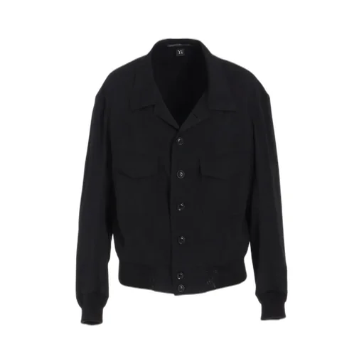 Wool Brend Twill Shirt Collar Blouson