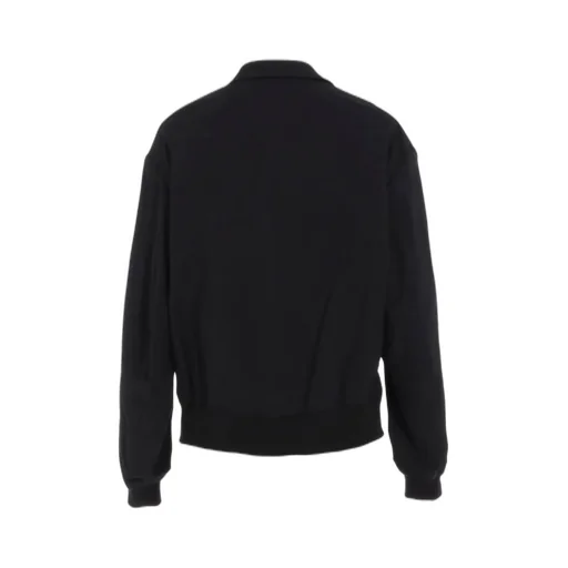 Wool Brend Twill Shirt Collar Blouson