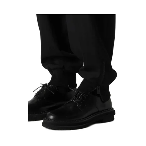 Wool Brend Twill Rib Hem Pants
