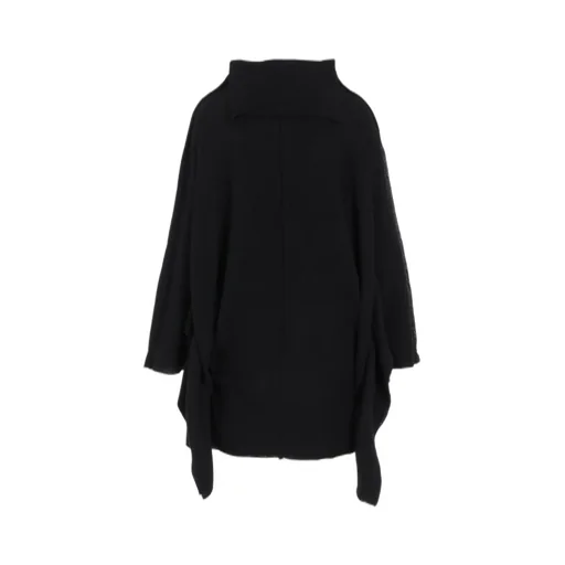 W/Ny Jersey Dolman Sleeve High Neck Pullover
