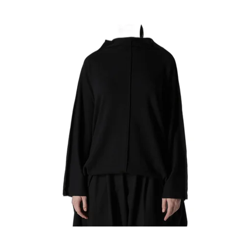 W/Ny Jersey Dolman Sleeve High Neck Pullover