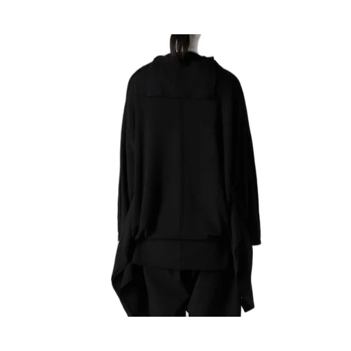 W/Ny Jersey Dolman Sleeve High Neck Pullover