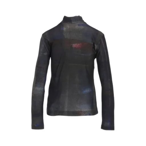 Lyocell Smooth High Neck Sleeve T