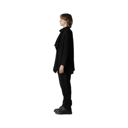 W/Ny Jersey High Neck Cardigan