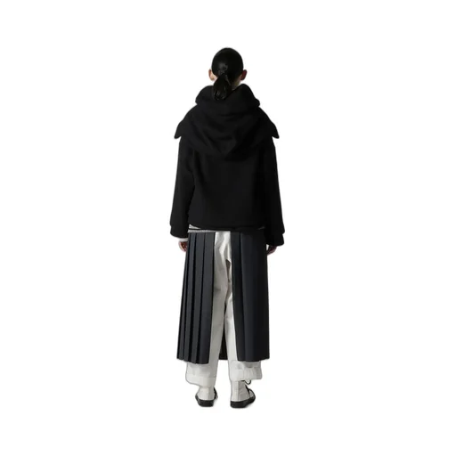 Mild Jersery Combination Jacket With Hood