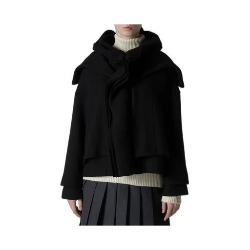 Mild Jersery Combination Jacket With Hood