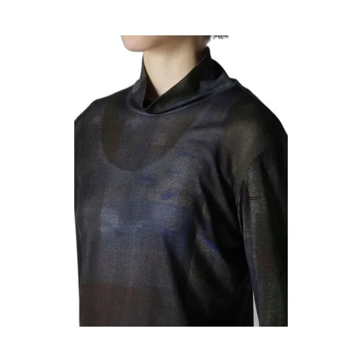 Lyocell Smooth High Neck Sleeve T