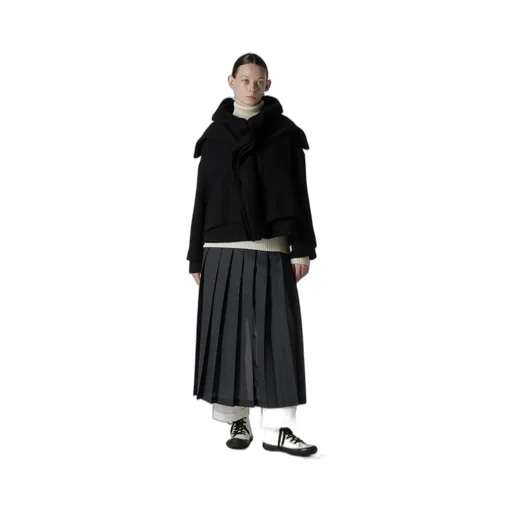 Mild Jersery Combination Jacket With Hood