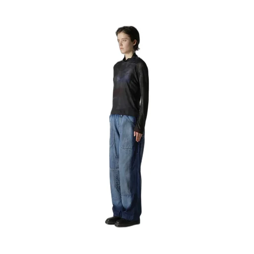 Lyocell Smooth High Neck Sleeve T