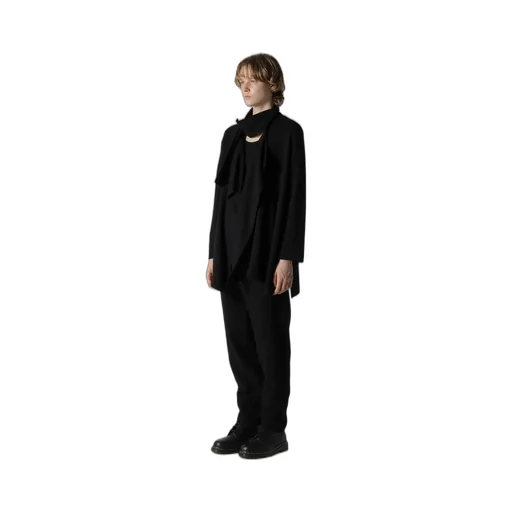 W/Ny Jersey High Neck Cardigan