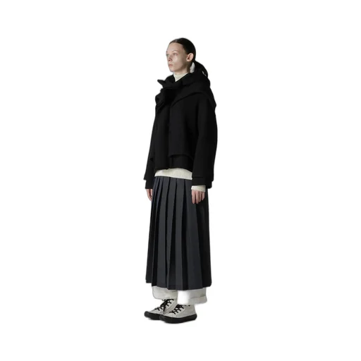 Mild Jersery Combination Jacket With Hood